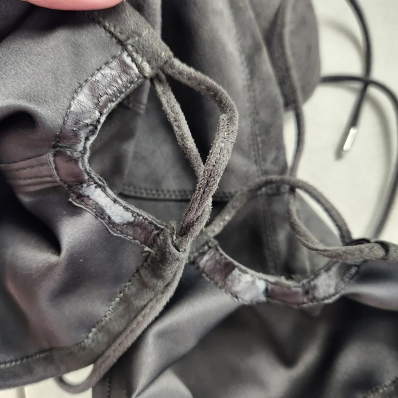 MARC FISHER Grey Gray LOCKET SUEDE OVER THE KNEE BOOT Size 7 1/2 M - Picture 14 of 14